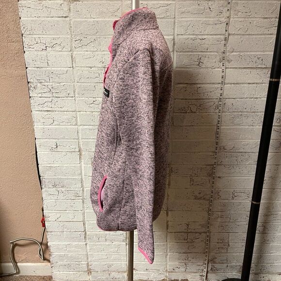 Simply Southern Pink Pullover Fleece Knit Sweater Medium - Picture 6 of 10